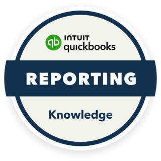 QuickBooks Reporting — Knowledge Badge