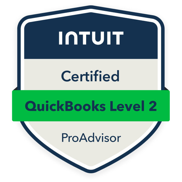 Intuit ProAdvisor — QuickBooks Level 2 Certified